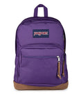 JanSport Right Pack Backpack - Durable Daypack with Padded 15" Laptop Sleeve, Spacious Main Compartment & Integrated Water Bottle Pocket - Grape Jelly - color: Grape Jelly