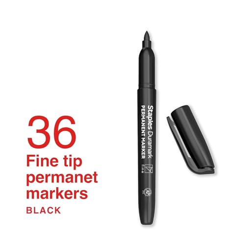 STAPLES Simply View 1-Inch Binder, Black, Round Ring, 12-Pack | Lightweight economy binder with clear overlay for school and office. - color: Black, size: 36 Pack, style: Fine