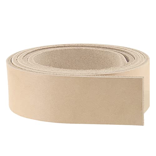 ELW Leather Blank Belt | 5-6 Oz. (2-2.4mm) Thickness | Size: 1-1/4"x72" (3.17x182cm) | Cowhide Vegetable Tanned | Full Grain Strip, Strap | Ideal for DIY Belts for Tooling, Crafting, Stamping, Dyeing - size: 1-1/4"x72"