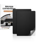 Leather Repair Patch Tape Kit,Self Adhesive Leather Repair for Sofa，Car Seat,Office Chair,Furniture,Jacket,Waterproof Strong Adhesive Vinyl Repair Kit. 8 in x 11 in,Fine Grained Black - color: Fine Grained Black, size: 8 in x 11 in