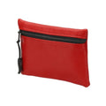 Full Grain Leather Coin Purse, Small Coin Purse with Zipper Portable Card Holder, 4.7in & Red & PU Leather -Fitting for (Change Purse Credit Card Key Keychain Pouch Wallet) - color: Red