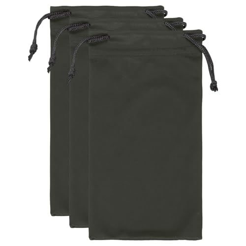 PATIKIL Sunglasses Pouch, Microfiber Eyeglass Case Soft Eyeglasses - color: Black