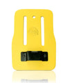 Graintex Measuring Tape Holder for Tool Belt, Premium Top Grain Leather, Steel Tape Holder Clip, Fits up to 3" Wide Belt for Electricians, Carpenters, Contractors, Framers - color: Yellow