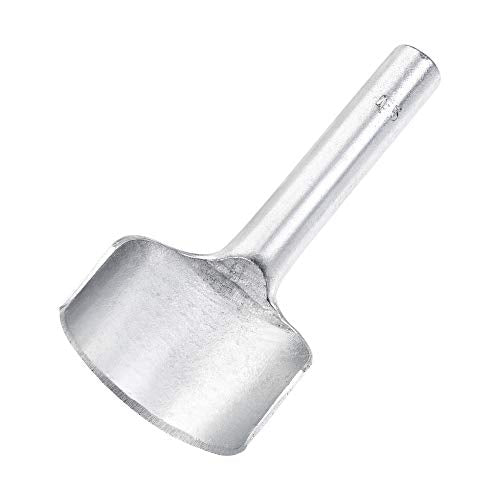 uxcell Half-Round Shaped Leather Cutter Punch 45mm Strap End Punch Tool for Crafting Strap Belt Wallet and Bag - size: 45mm