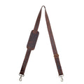 Bag Strap Replacement Genuine Leather 57" Adjustable Shoulder Strap | 1.5" wide for Messenger, Laptop, Camera, Travel, Lugagge Bags - color: Cinnamon Rustic Brown