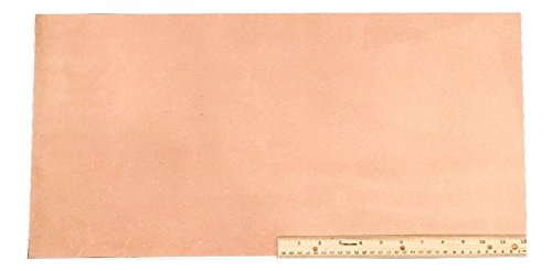 Leather Side Piece Veg Tan Split Medium Weight 12 X 24 Inches 2 Square Feet