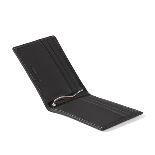 RFID Black Onyx Men's Slim RFID Bifold Wallet with Money Clip - Black Onyx - color: Rfid Black Onyx