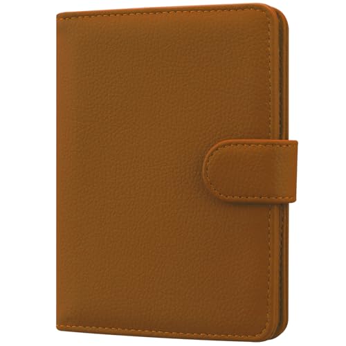 HOTCOOL Passport Holder Travel Essentials Airplane & Cruise Essentials Ship Leather Wallet Cover Case RFID Blocking Women & Men Vacation Travel Accessories Gifts Deals, Litchi - Brown - color: A Litchi Brown