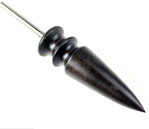 Pointed Tip Leather Burnishing Tool,Leather Edge Burnisher Leather Slicker Tool Set Burnishing Wheel of Leathercraft Supplies by INNETOC