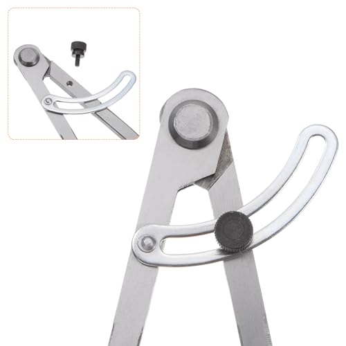 HARFINGTON Wing Divider Compass 16 Inch 400mm Adjustable Lockable Woodworking Compass for Metalworking Geometry Drawing Woodworking - size: 16"
