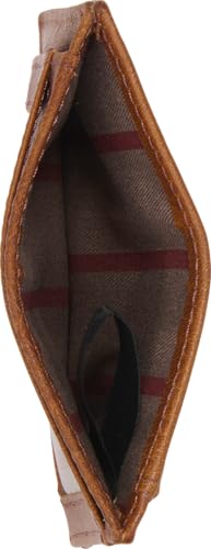 Rawlings | Men's Front Pocket Wallet Collection | Genuine Leather | Multiple Styles & Colors - color: Light Brown | Cash Pocket