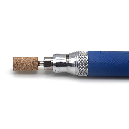 100pcs 1/8 Inch Shank (3mm) Cowhide Grinding Mandrel Mounted Grinding Polishing Accessories Attachment Comepatible with Rotary Tools
