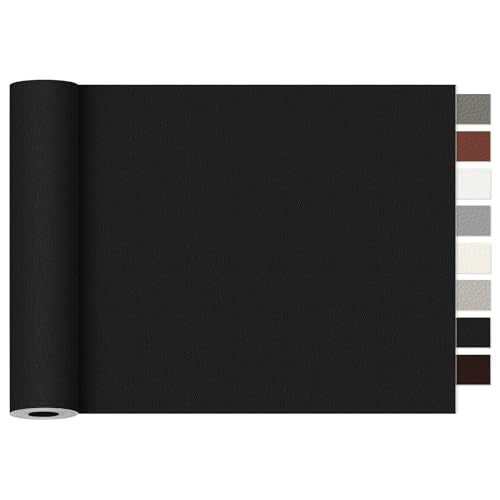 Leather Repair Tape,16 x 30 Inches Self Adhesive Leather Repair Patch，Leather Repair Kit for Furniture，Couches,Car Seats,Cabinets,Handbags(Black) - color: Black, size: 16″x 30″
