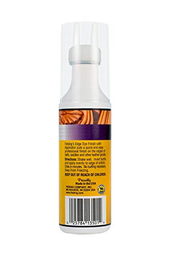 Fiebing's Edge Dye Finish & Applicator - color: Black