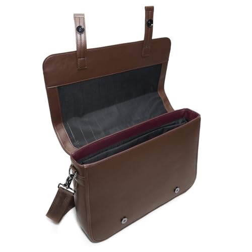 Ted Baker Men's Irvine Pebbled Laptop Messenger Bag - color: Brown