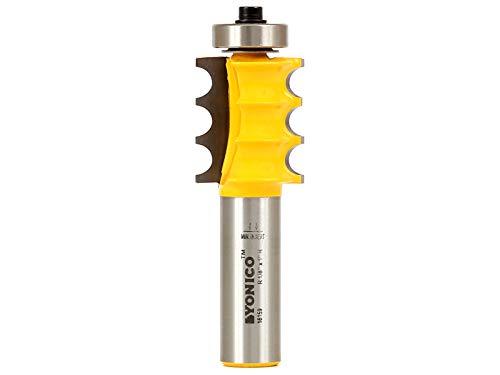 YONICO Furniture Molding and Trim Router Bits 1/8-Inch Radius Triple Bead 1/2-Inch Shank 16159 - style: 1/8" Triple Bead - 1/2" Shank