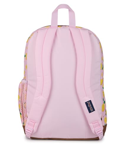 JanSport 34L Cool Backpack – 15-inch Laptop Sleeve, Lemonade Stand - color: Lemonade Stand Pink