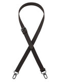 IBWell Genuine Leather Strap Replacement Crossbody Adjustable with Shoulder Strap Pads for Travel Duffel Bags - color: Expresso-gun Buckle