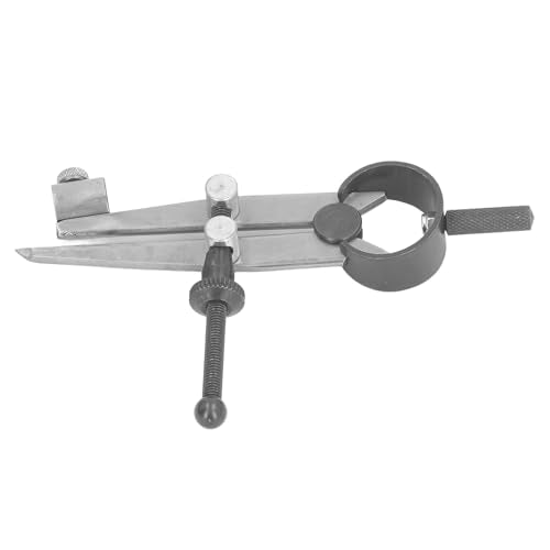 Generic Wing Divider 4.92 Inch Carbon Steel Compass with Pencil Holder for Woodworking Leather Metalworking Mathematical Drawing