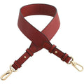 Leather Crossbody Shoulder Bag Replacement Strap - Faux Leather Adjustable Purse Strap for Handbag (Gunblack Clasp, Red) - color: Red, size: Gunblack Clasp