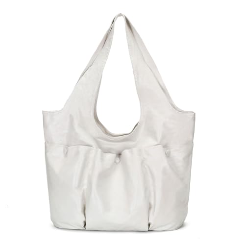 Herald Vegan Leather Large Hobo Bags for Women, Slouchy Shoulder Bag Tote Handbag Purses with Multi-Pocket
