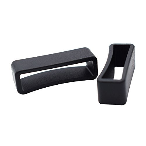 20 Pack 1 inch Plastic Keeper Belt Loop Square Loop Buckle
