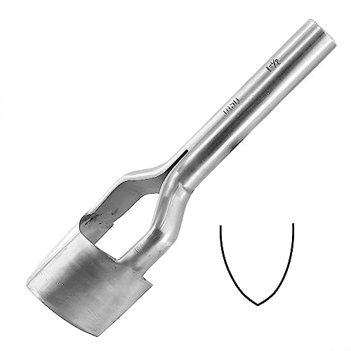 CS Osborne, 0150 Strap End Punch (English Point) - size: 1 in