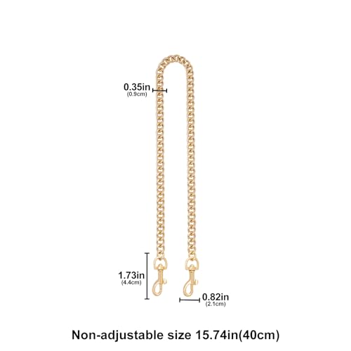 Bag Chain Strap for Handbag Replacement,Gold Purse Chain Accessories Shoulder Straps Crossbody - color: Style-5-40cm