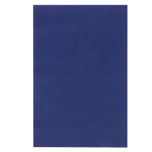 MECCANIXITY 1 PCS Top Grain Leather Sheet 11.8 x 7.9 Inch Natural Cow Leather 1.5-1.8mm Fabric Pieces for DIY Craft Furniture Office Belts Notebook Covers, Dark Blue - color: Dark Blue, size: 1.5-1.8mm