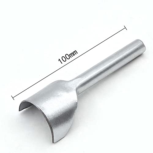 Baitaihem 10 Pcs Leather Tools Craft Half-Round Cutter Punch Belt End Cutter for Home Leather Sewing(5mm-50mm)