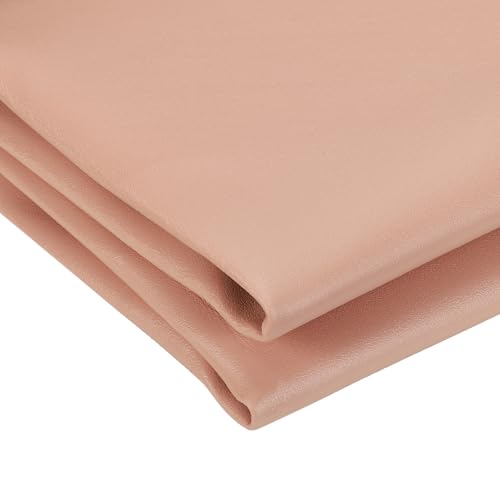 uxcell Marine Vinyl Fabric, 54 Inch 1 Yard Upholstery Faux Leather Soft Waterproof Sheets Fabric for Crafts DIY Sewings Sofa Wallets Handbag Car, Pink - color: Pink