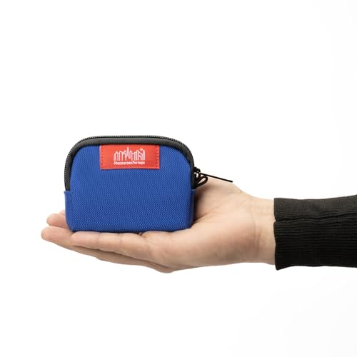 Manhattan Portage CORDURA® Coin Purse With Zipper Closure Pouch Eclectic Colors Credit Card ID Card Jewelry Keys Water Resistant Gift Everyday Carry - color: Royal Blue