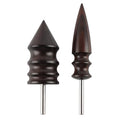 AUEAR, 2 Pack Leather Edge Bevelers Burnishing Working Tool for Craft - color: Styles B