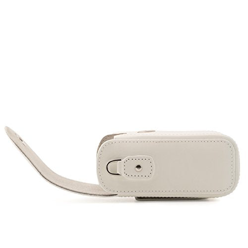 Mega Gear MG1416 Canon PowerShot G7 X Mark II, G7 X Leather Camera Case with Strap, PU Leather, White - color: White