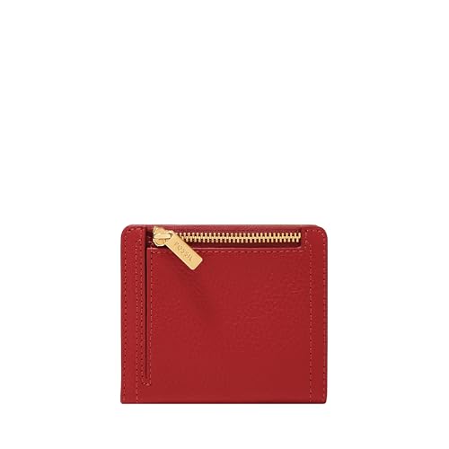 Fossil Logan Bifold Wallet - color: Garnet Red