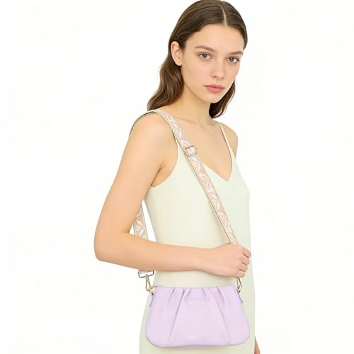 1.5" Wide Purse Strap Adjustable Replacement Gunmetal Hardware Long Crossbody Bag Strap for Thick Shoulder Bags Canvas Handbags Straps - color: Black Hardware-315