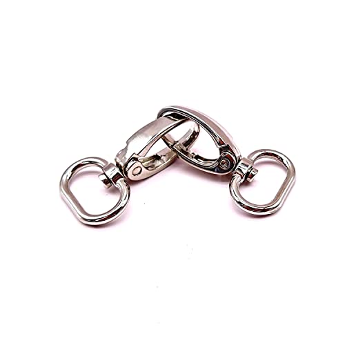3/4 Inch Swivel Lobster Clasps Metal Silver 20pcs for Purses Bag | 20mm Swivel Snap Hooks for Crossbody Bag Backpack Handbag Dog Collars Hardware Keychain Lanyard Strap Craft Making - color: Silver, size: 3/4 inch