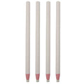 LQ Industrial Sewing Mark Pencil 4PCS White Invisible Erasable Fabric Pencils for Sewing Marking and Tracing Heat Erase Pen Fabric Chalk