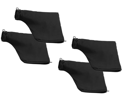 Black Dust Collection Bag for 255 Miter Saw - with Zipper and Adjustable Wired Bracket, Easy to Carry and Store (Pack of 4)