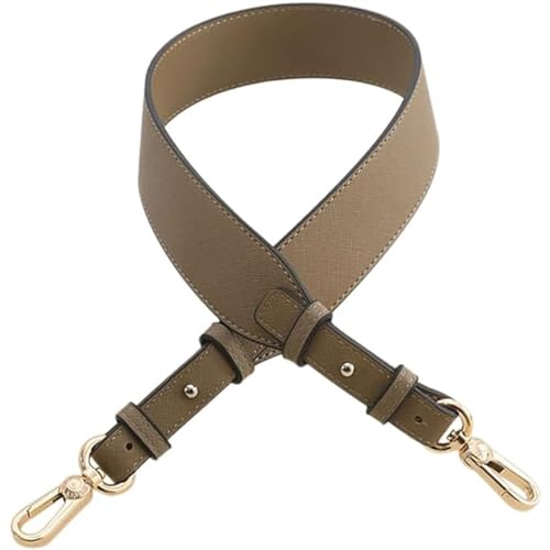 Gunblack Faux Leather Crossbody Shoulder Bag - Adjustable Strap Replacement for Handbag (Dark Khaki) - color: Dark Khaki, size: Gunblack Clasp