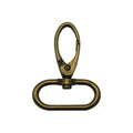 Swivel Lobster Claw Clasps 1.5 Inch 15pcs - Heavy Duty Metal Clasps with Secure Lock, Curved Snap Hooks for Bags, Jewelry Making, Keychains, Lanyards & DIY Craft Supplies (Antique Bronze, 1.5 inch) - color: Antique Bronze, size: 1.5 inch