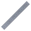 150mm High Contrast Metal Ruler, Stainless Steel with Black Chrome Finish, Fully Metric Graduation (0.5mm, 1.0mm), Easy to Read Machinist Rule, Made in USA - color: Carbon Steel-Rigid, size: 150mm