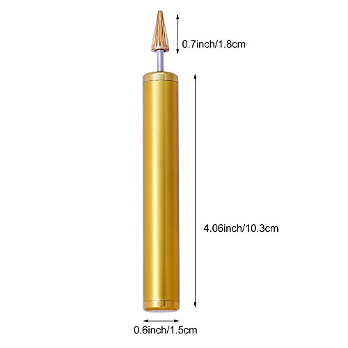 BUTUZE Convenient Leather Edge Dye Pen, Colorful Edge Roller Applicator, Essential Leather Edge Printing Tool for Leather Craft DIY, Leather Working,Leather Making - color: Orange