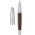 BEILUNER 318 Luxury Leather Pen, Full Grain Oil Tan Crazy Horse Cowhide Leather, Chrome-Plated Finish, Smooth Black Ink Refill, Best Rollerball Gift for Men & Women,Executive, Professional, Nice Pens - color: Crazy Horse Cowhide Leather
