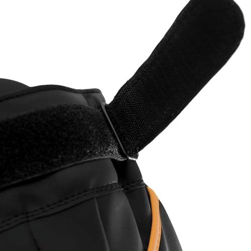 PSS Boxing Focus Pads - Hook & Jab Punch Mitts for MMA, Kickboxing, Karate, Muay Thai, and Taekwondo Training - Hand Target Strike Shield Punching Gloves Pad - color: Golden
