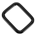uxcell Metal Rectangle Ring, Rectangle Buckle Ring Webbing Belts Buckle Metal Rings for Bag Belt Keychains DIY - color: Black, size: 5/8 x 5/8"