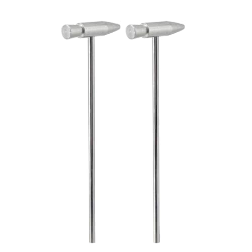 Small Hammer for Tuning Kalimba Thumb Piano, Tiny Mallet, 2 Pcs | Craft hammer Mallet for Small Projects, Jewelry Making, Watch Band, Handcraft, Electronics - color: 6.3" Little Hammer, 2 Pcs