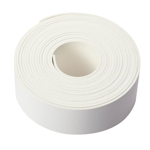 Picheng Faux Leather Strap for Crafts: 1 Inch Wide 138" Long Leather Strips - color: White, size: 1 Inch