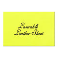 HARFINGTON Laserable Leather Sheets 18" x 12" x 0.04" Non-Adhesive Engraving Leatherette Sheets Laserable Leather Hat Patch for DIY Caps Jackets Backpacks Clothing, Bright Yellow/Black - color: Bright Yellow/Black