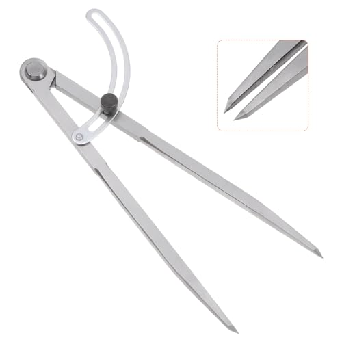 HARFINGTON Wing Divider Compass 10 Inch 250mm Adjustable Lockable Woodworking Compass for Metalworking Geometry Drawing Woodworking - size: 10"